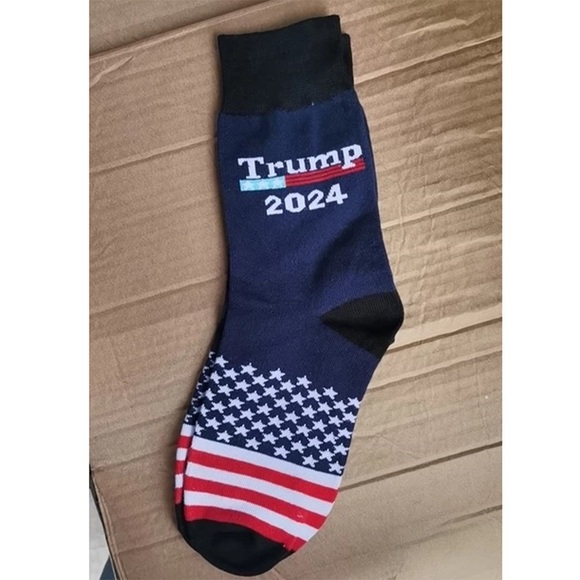 🇺🇸Trump 2024 Breathable Durable American Flag One Size Fits Most Socks! - Picture 6 of 6